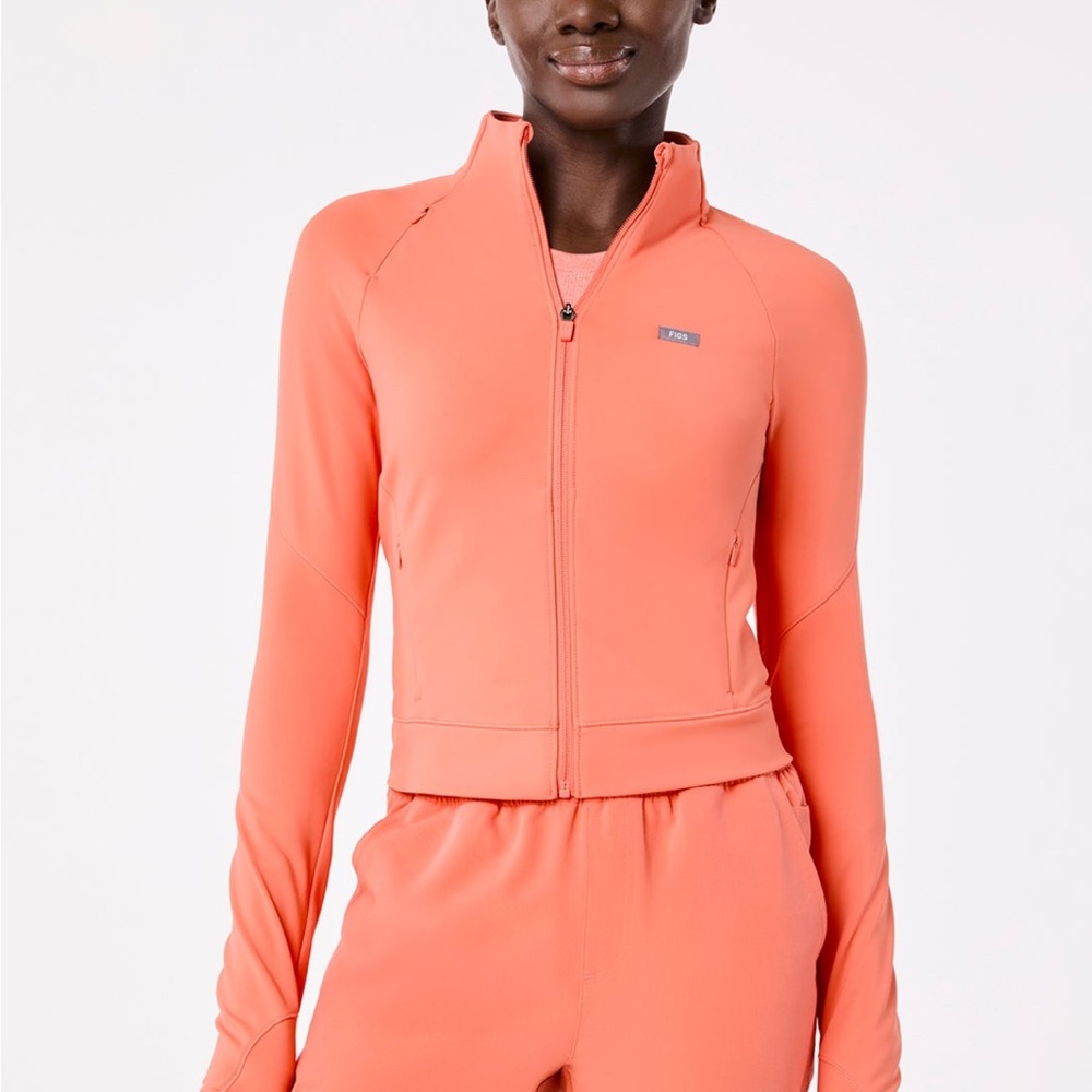 Figs sunset drift on-shift contourknit cropped jacket LIMITED EDITION COLOR